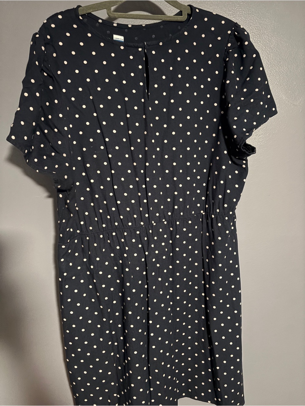 Old Navy Navy Blue Polka Dot Mini Dress - Picture 11 of 11